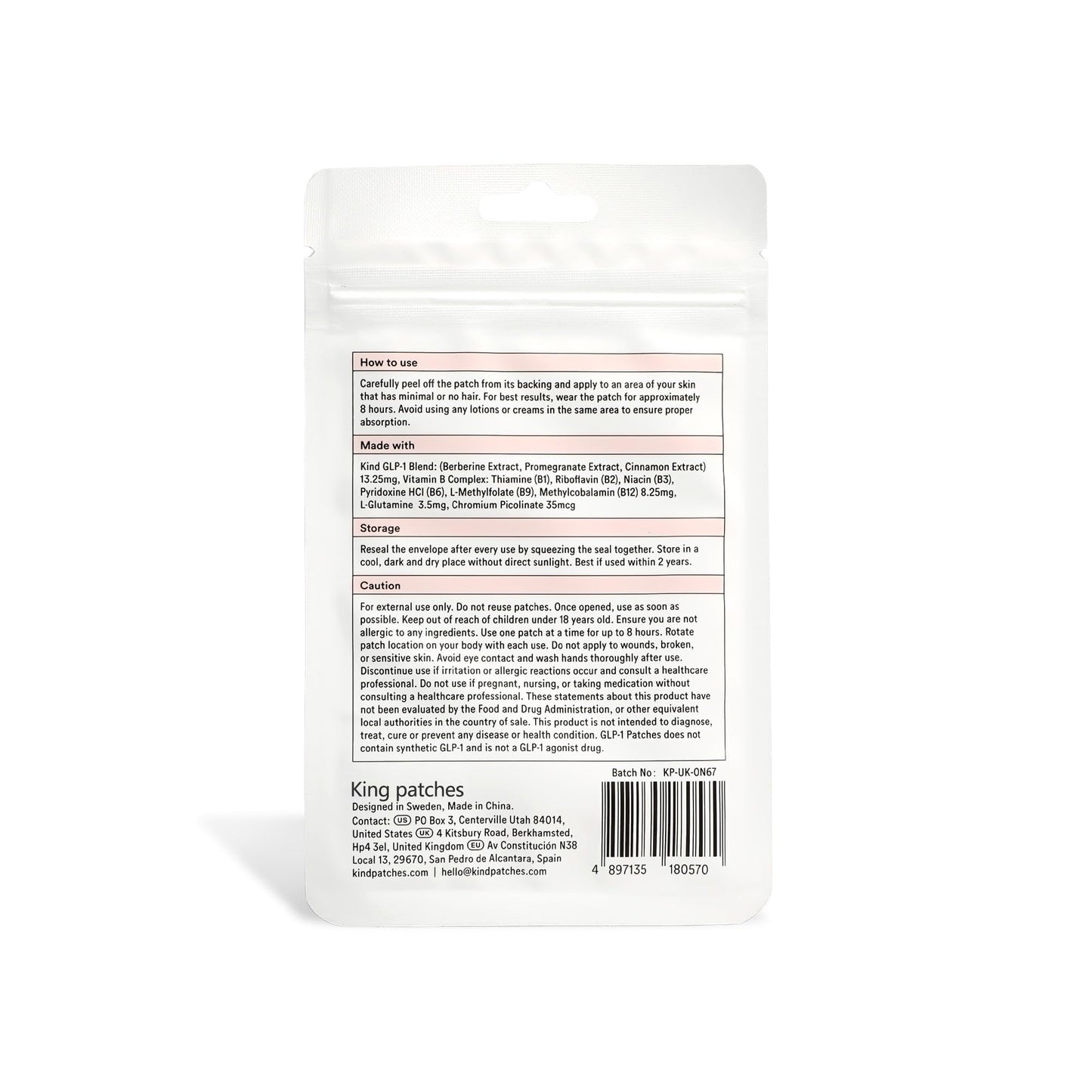 GLP-1 Patches๐ - Slimming, Skin Tightening, Blood Sugar Support, No Injection, 7- Day Result