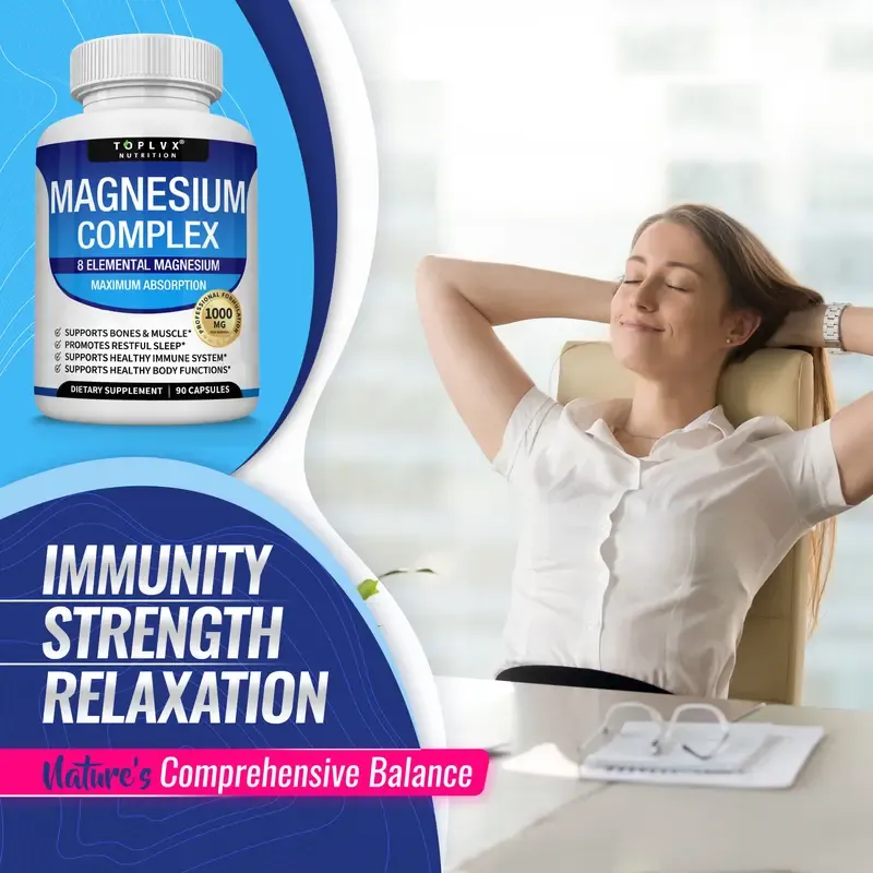 Magnesium Complex 8 Essential Magnesium Supplement Fitness Edible