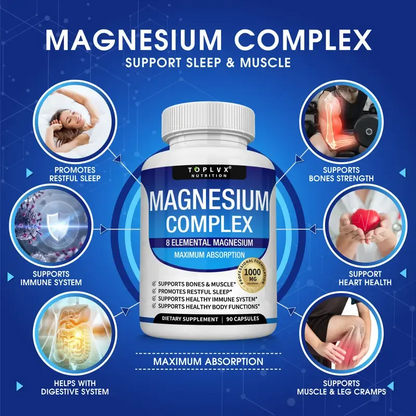 Magnesium Complex 8 Essential Magnesium Supplement Fitness Edible