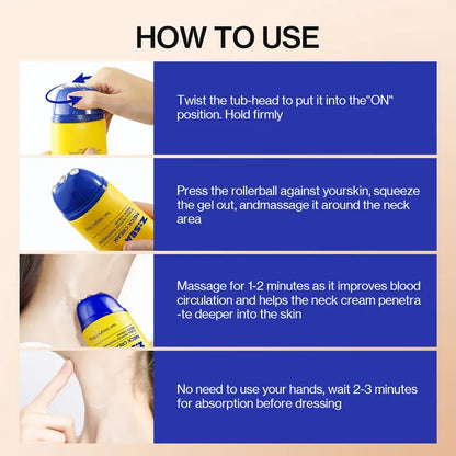 Z:SEA Neck Firming Cream, Tighten and Lift Neck Cream for Crepey Skin, Skin Moisturizer, Deep Moisturizing, Cruelty free Neck Care Body Care Tightening