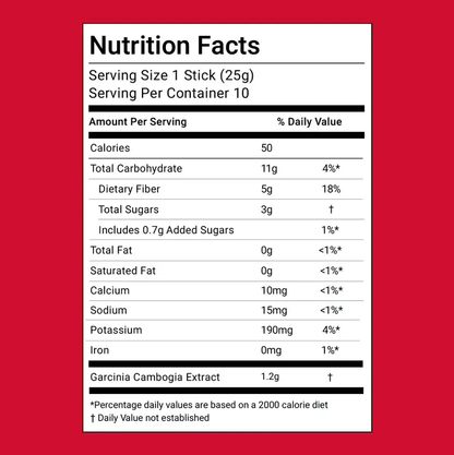 Jelly - Garcinia Cambogia (HCA), Chia Seeds Collagen, Hyaluronic Acid, Pomegranate Flavored 8.81 oz /10 Sticks