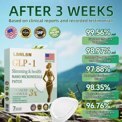 【Last Day Promotion 80% OFF🔥】LBNLBN™ NIDDK-Tirzepatide Slimming & health NANO MICRONEEDLE PATCH🇺🇸👨‍⚕️（Zero Pain, 24/7 Release | Lose 20lbs FAST | 90% Sugar Drop | ）🔥🎁