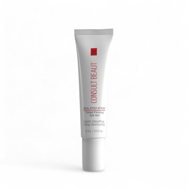 Consult Beaut REAL-EYEZ-ATION Tinted Firming Eye Gel – Instant Brightening & Smoothing Hydrating Peptide