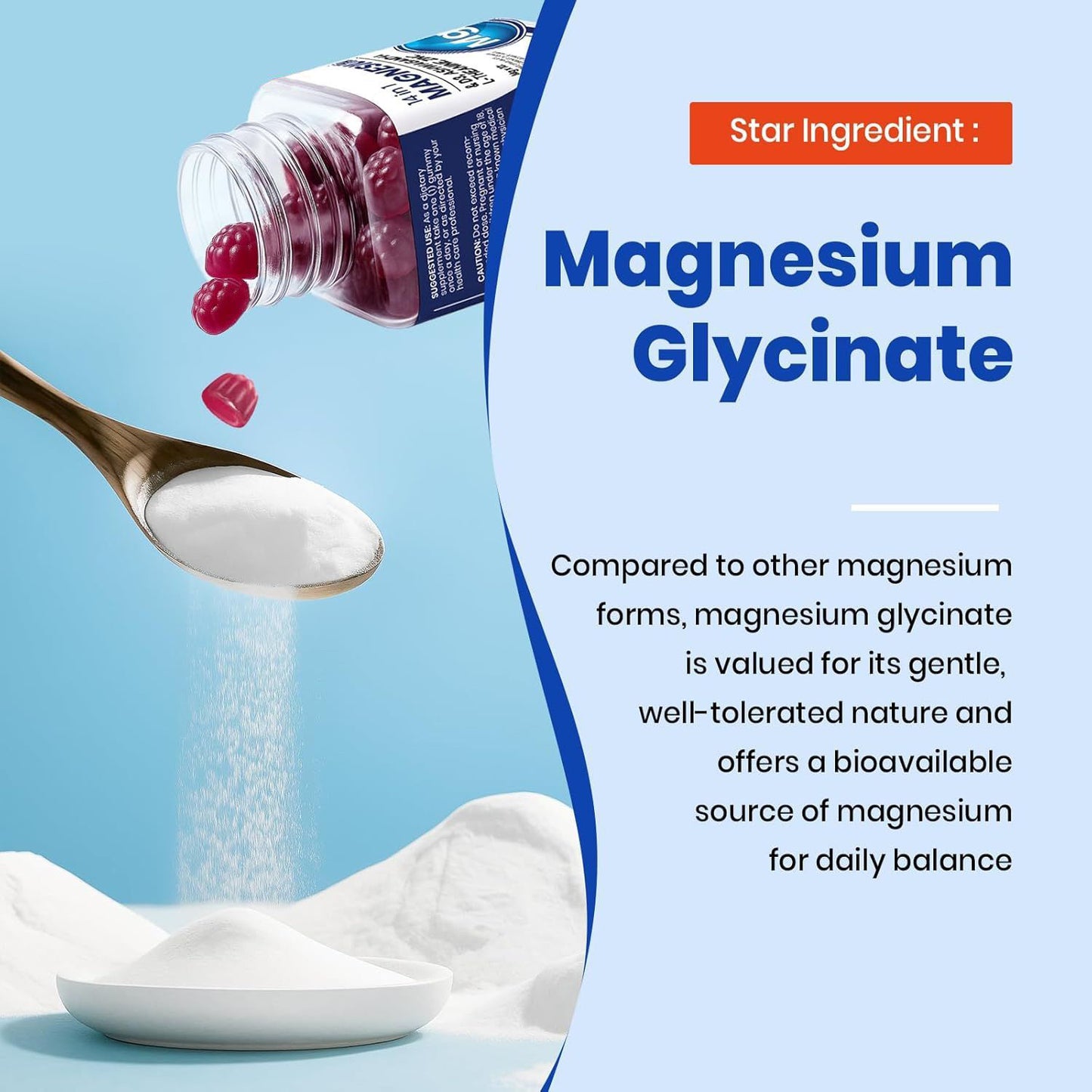 14-in-1 Magnesium Gummies – with Ashwagandha, L-Theanine, Vitamin D3 & Zinc