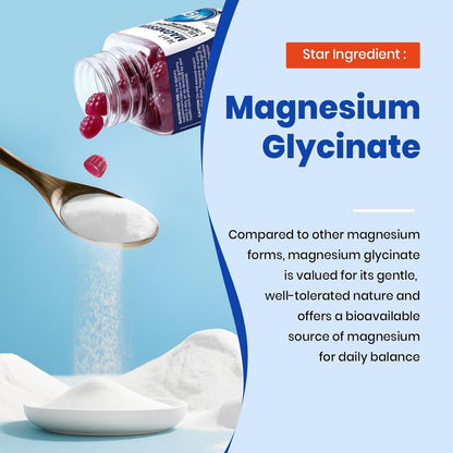 14-in-1 Magnesium Gummies – with Ashwagandha, L-Theanine, Vitamin D3 & Zinc
