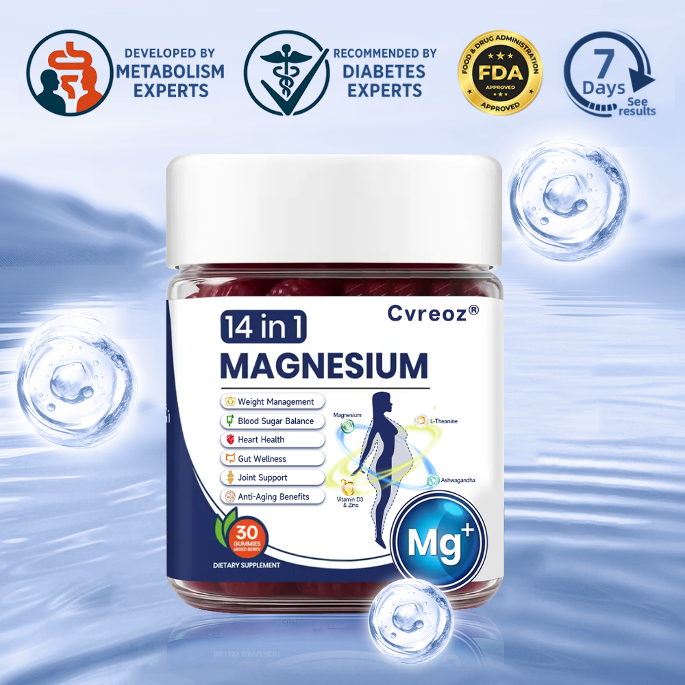 𝑶𝒇𝒇𝒊𝒄𝒊𝒂𝒍 𝑺𝒕𝒐𝒓𝒆 |𝐂𝐯𝐫𝐞𝐨𝐳®𝟏𝟒-𝐢𝐧-𝟏 𝐌𝐚𝐠𝐧𝐞𝐬𝐢𝐮𝐦 𝐆𝐮𝐦𝐦𝐢𝐞𝐬(𝐉𝐮𝐬𝐭 𝐨𝐧𝐜𝐞 𝐚 𝐝𝐚𝐲, 𝐯𝐢𝐬𝐢𝐛𝐥𝐞 𝐜𝐡𝐚𝐧𝐠𝐞𝐬 𝐢𝐧 𝟕 𝐝𝐚𝐲𝐬)𝐅𝐨𝐫 𝐨𝐛𝐞𝐬𝐢𝐭𝐲, 𝐜𝐚𝐫𝐝𝐢𝐨𝐯𝐚𝐬𝐜𝐮𝐥𝐚𝐫 𝐡𝐞𝐚𝐥𝐭𝐡, 𝐝𝐢𝐚𝐛𝐞𝐭𝐞𝐬, 𝐬𝐥𝐞𝐞𝐩 𝐚𝐩𝐧𝐞𝐚, 𝐆𝐮𝐭 𝐇𝐞𝐚𝐥𝐭𝐡, 𝐣𝐨𝐢𝐧𝐭 𝐢𝐬𝐬𝐮𝐞𝐬, 𝐚𝐧𝐝 𝐦𝐨𝐫𝐞