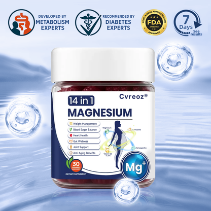𝑶𝒇𝒇𝒊𝒄𝒊𝒂𝒍 𝑺𝒕𝒐𝒓𝒆 |𝐂𝐯𝐫𝐞𝐨𝐳®𝟏𝟒-𝐢𝐧-𝟏 𝐌𝐚𝐠𝐧𝐞𝐬𝐢𝐮𝐦 𝐆𝐮𝐦𝐦𝐢𝐞𝐬(𝐉𝐮𝐬𝐭 𝐨𝐧𝐜𝐞 𝐚 𝐝𝐚𝐲, 𝐯𝐢𝐬𝐢𝐛𝐥𝐞 𝐜𝐡𝐚𝐧𝐠𝐞𝐬 𝐢𝐧 𝟕 𝐝𝐚𝐲𝐬)𝐅𝐨𝐫 𝐨𝐛𝐞𝐬𝐢𝐭𝐲, 𝐜𝐚𝐫𝐝𝐢𝐨𝐯𝐚𝐬𝐜𝐮𝐥𝐚𝐫 𝐡𝐞𝐚𝐥𝐭𝐡, 𝐝𝐢𝐚𝐛𝐞𝐭𝐞𝐬, 𝐬𝐥𝐞𝐞𝐩 𝐚𝐩𝐧𝐞𝐚, 𝐆𝐮𝐭 𝐇𝐞𝐚𝐥𝐭𝐡, 𝐣𝐨𝐢𝐧𝐭 𝐢𝐬𝐬𝐮𝐞𝐬, 𝐚𝐧𝐝 𝐦𝐨𝐫𝐞