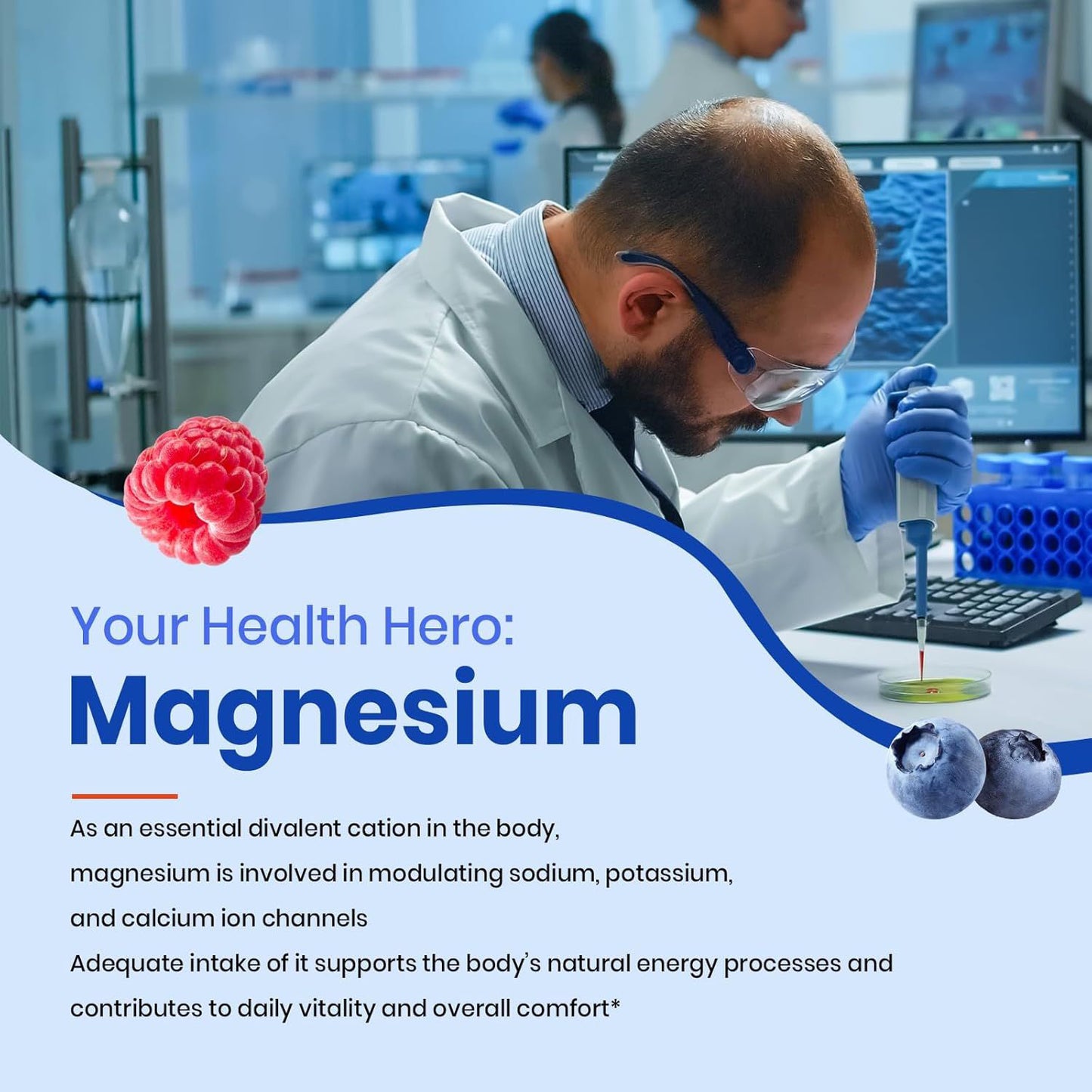 14-in-1 Magnesium Gummies – with Ashwagandha, L-Theanine, Vitamin D3 & Zinc