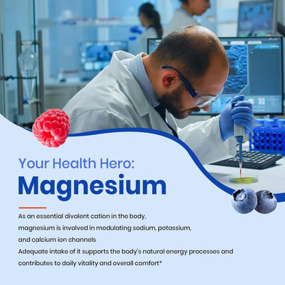 14-in-1 Magnesium Gummies – with Ashwagandha, L-Theanine, Vitamin D3 & Zinc
