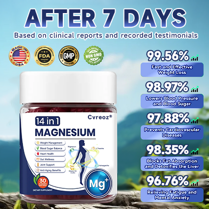 𝑶𝒇𝒇𝒊𝒄𝒊𝒂𝒍 𝑺𝒕𝒐𝒓𝒆 |𝐂𝐯𝐫𝐞𝐨𝐳®𝟏𝟒-𝐢𝐧-𝟏 𝐌𝐚𝐠𝐧𝐞𝐬𝐢𝐮𝐦 𝐆𝐮𝐦𝐦𝐢𝐞𝐬(𝐉𝐮𝐬𝐭 𝐨𝐧𝐜𝐞 𝐚 𝐝𝐚𝐲, 𝐯𝐢𝐬𝐢𝐛𝐥𝐞 𝐜𝐡𝐚𝐧𝐠𝐞𝐬 𝐢𝐧 𝟕 𝐝𝐚𝐲𝐬)𝐅𝐨𝐫 𝐨𝐛𝐞𝐬𝐢𝐭𝐲, 𝐜𝐚𝐫𝐝𝐢𝐨𝐯𝐚𝐬𝐜𝐮𝐥𝐚𝐫 𝐡𝐞𝐚𝐥𝐭𝐡, 𝐝𝐢𝐚𝐛𝐞𝐭𝐞𝐬, 𝐬𝐥𝐞𝐞𝐩 𝐚𝐩𝐧𝐞𝐚, 𝐆𝐮𝐭 𝐇𝐞𝐚𝐥𝐭𝐡, 𝐣𝐨𝐢𝐧𝐭 𝐢𝐬𝐬𝐮𝐞𝐬, 𝐚𝐧𝐝 𝐦𝐨𝐫𝐞