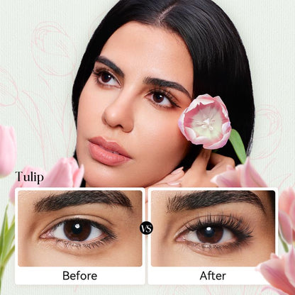 WOSAOD Botanic Collection Extended- Band Soft Magnetic Eyelashes All-in-One Box Waterproof Reusable Glue-Free Eyeliner-Free Makeup Cosmetic